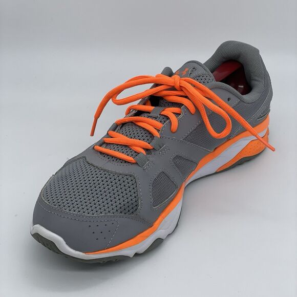 Under Armour Micro G Sneakers Mens 11 Charcoal Neon Orange Streetwear Sportswear